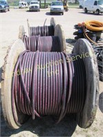 3 - spools of TeleCable wire (partial spools)
