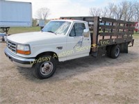 1995 Ford F-350 Flatbed Dually Truck