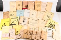 Collectable Lot of Military Field Manuals & Books