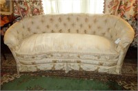 TUFTED BACK SOFA CURVED ARMS - 6' - DOWN CUSHION