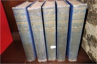 5 PC. "THE WORKS OF H. RIDER HAGGARD" COPYRIGHT