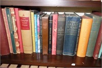 34 PC. BOOKS ASSORTED AUTHORS AND TITLES