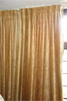 DRAPES IN LIBRARY DOUBLE LINED - 9' H X 12' L - 2