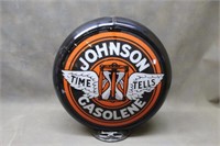 15" JOHNSON OIL GAS PUMP GLOBE WITH PLASTIC HOLDER