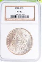 Coin 1899-O Morgan Silver Dollar MS63