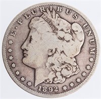 Coin 1892-S Morgan Silver Dollar F