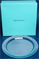 Tiffany & Co Crystal Tray / Platter w/ Box MIB