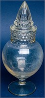 Antique Dakota Glass Drugstore Apothecary Jar