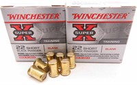 100 rds of Winchester 22 Short Training Blanks