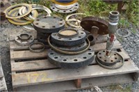 PALLE TWITH FLANGES AND VALVE