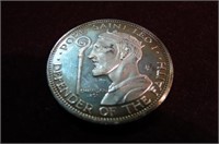 POPE LEO 1ST STERLING SILVER COIN MEDAL