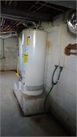 hot water heater in basement