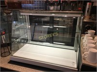 38" CDS Curved Glass Tip Out Front Dry Pastry Case