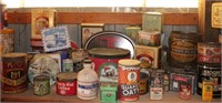 Tins - Quaker oats, syrup, coffee & more