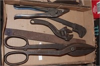 Tin snips, Old Monkey wrench, crescent wrench