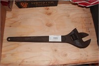 Crescent wrench, 20" long