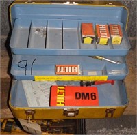 Toolbox with some HILTI supplies