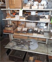 Contents of Shelves-fan blades and motor parts