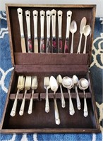 67-SET OF "ROGERS BROS."  SILVERWARE IN BOX