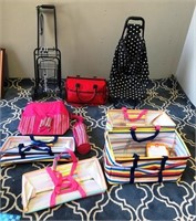 66-ASSORTED TRAVEL BAGS, ETC.