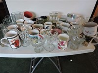Selection of Coffee Mugs, Ice Cream Dishes, etc
