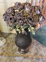 Beautiful Resin Vase with Flowers