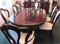 Beautiful Italian-made Dining Table & 10 Chairs