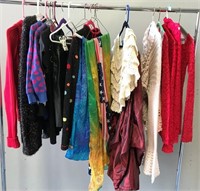 66-ALL CLOTHING PICTURED (RACK NOT INCLUDED)