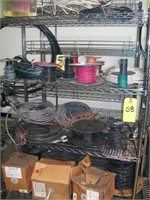 LOT CONTENTS OF RACKS WIRE & WIPES