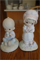 2 PC. PRECIOUS MOMENTS FIGURINES: "WE ARE GOD'S