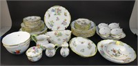 Large Herend China Set - "Queen Victoria"  Pattern