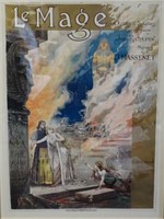 ALFREDO EDEL "Le Mage" Original Lithograph Poster