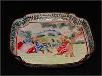 Chinese Qianlong Canton Enamel Tray