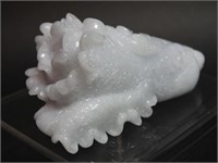 Chinese Carved Jade Citron