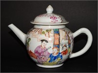 Chinese 18c. Famille Rose Teapot