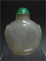 Chinese Carved Agate Snuff Bottle