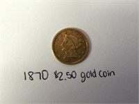 1870 -$2.50 gold piece