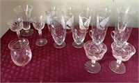 301-ETCHED GLASSWARE AND MORE
