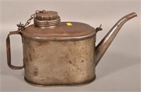 PARR Stamped Oil Filler Oval Can