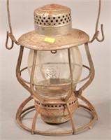 PRR Stamped “The Keystone Lantern Co.” Lantern