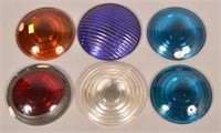 6 Various Glass Switch RR Lantern Lenses