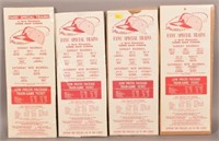 4-Vintage Phillies Advertising Paper Broadsides