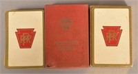 Vintage PRR Pinochle Deck of Cards