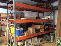 Pallet rack 9’ high x 12’6 long x 4’ wide. No