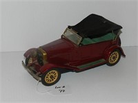 RED TIN FRICTION MODEL 'A' 1925 TOURING CAR