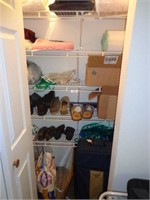 Contents of Closets in Hallway