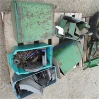 pallet of JD planter parts