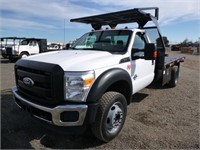2012 Ford F550 Flatbed Truck
