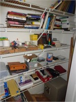 Contents of Closet in Office Area