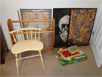 Quilt Rack, Pictures, Games, Dressing Table Chair